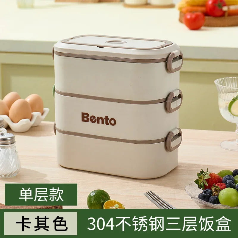 Lonchera de acero inoxidable StackMate™ BentoPro 