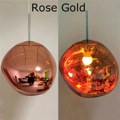Italian Designer Glass Bubble Pendant Light – Modern Chandelier for Dining, Kitchen & Kids’ Room Decor