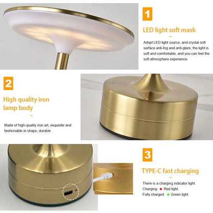 LumiTouch™ Portable LED Night Lamp