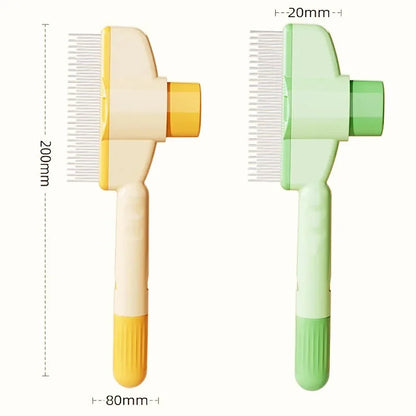 FurEase™ – Cepillo autolimpiable para el cuidado de mascotas y removedor de pelo 