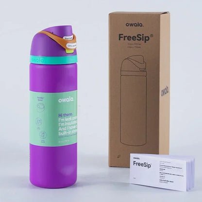 Bouteille isotherme et thermos Boneyard Owala Cup Bouteille d'eau Gobelet isotherme en acier inoxydable Tasse isotherme originale pour le froid et le chaud