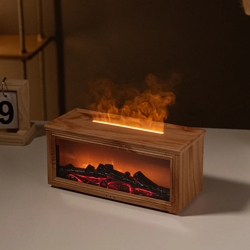 CozyFlame™ Aroma Humidifier — Relaxation & Freshness for Your Space!