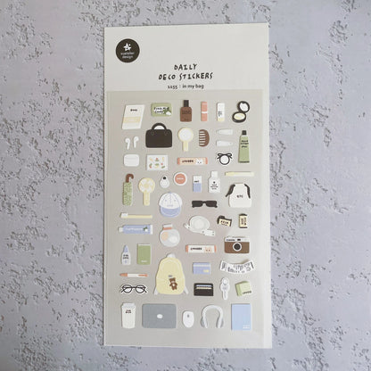 Ensemble d'autocollants Suatelier™ Kawaii Days – Essentiels de la déco coréenne