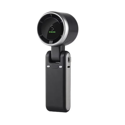 Ventilateur de cou et de bureau TurboCool™ 20 000 mAh – Ventilateur de voyage portable pliable à 5 vitesses avec rotation à 180° 
