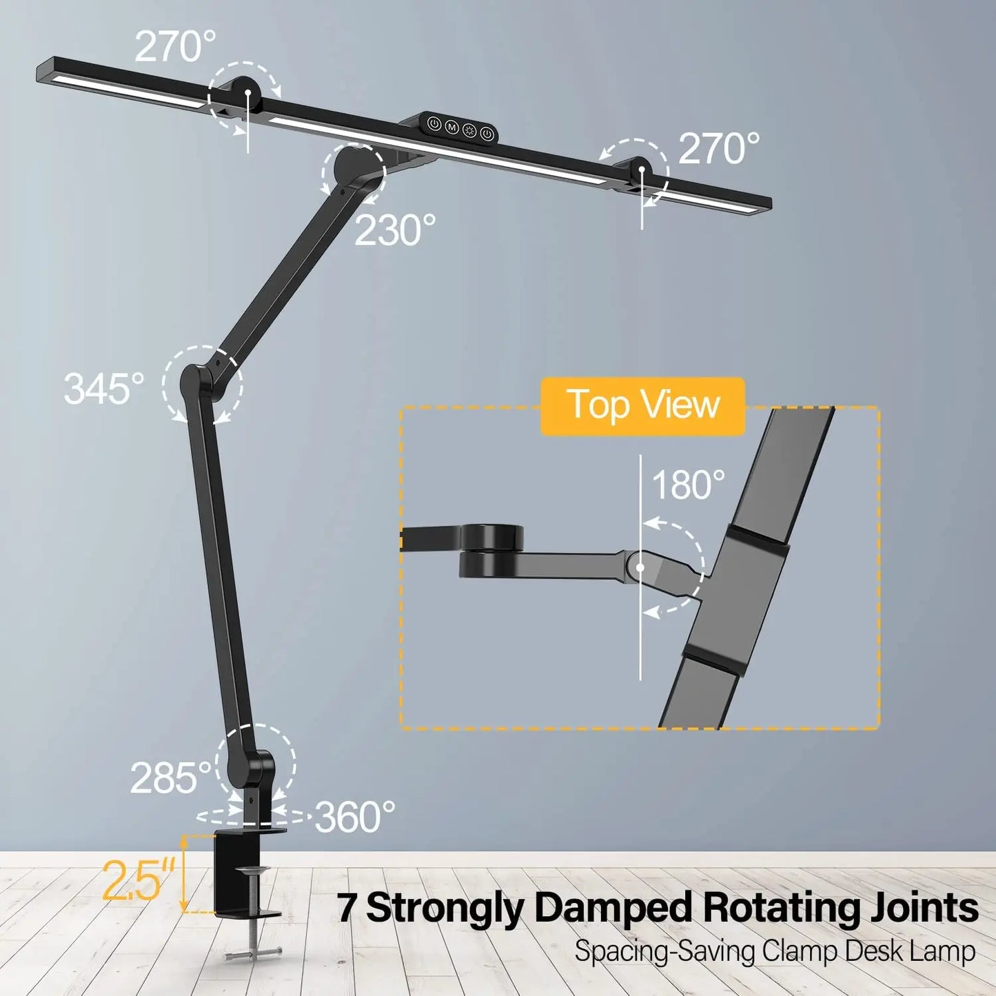 FocusBeam™ LED Table Lamp — Precision Lighting for Work, Study & Creativity!