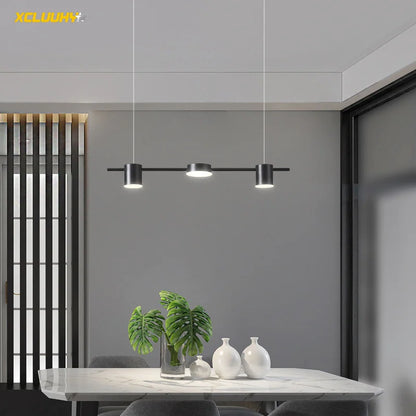Modern LED Chandelier – Dimmable Ceiling Light for Living Room, Dining Table & Kitchen