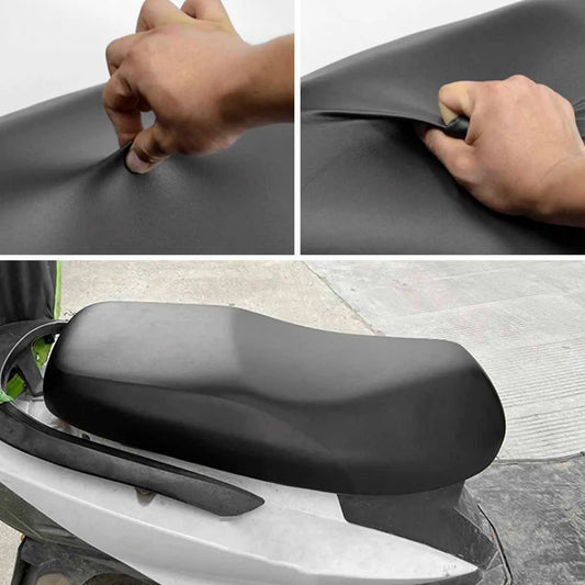 MotoShield™ – Funda de asiento de cuero sintético impermeable 