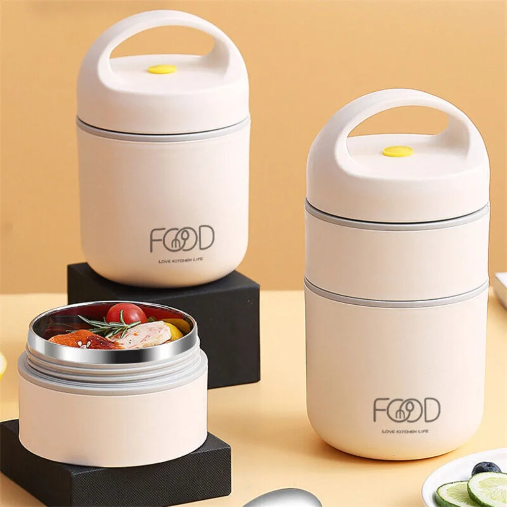 ThermaTote™ Pro Bento – Boîte à lunch isotherme double couche 