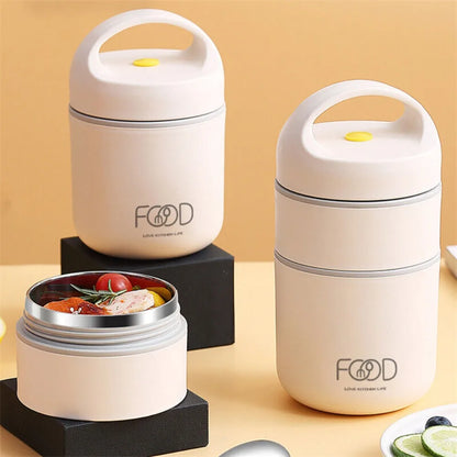 ThermaTote™ Pro Bento – Boîte à lunch isotherme double couche 