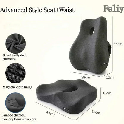 Coussin en mousse à mémoire de forme PostureFlow™ – Confort avancé avec technologie thérapeutique