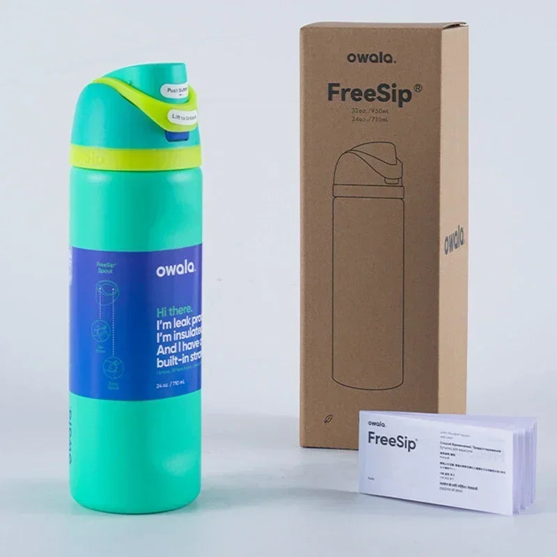 Bouteille isotherme et thermos Boneyard Owala Cup Bouteille d'eau Gobelet isotherme en acier inoxydable Tasse isotherme originale pour le froid et le chaud