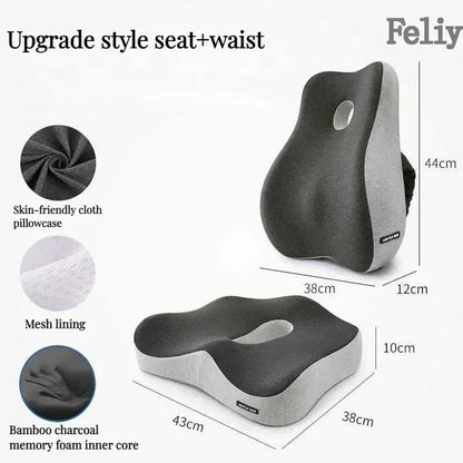 Coussin en mousse à mémoire de forme PostureFlow™ – Confort avancé avec technologie thérapeutique
