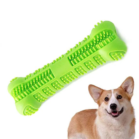 PawBrush™ – Brosse à dents et jouet à mâcher 360° pour chien