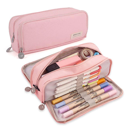 Estuche MaxiHold™ con 3 cremalleras: el organizador de papelería definitivo