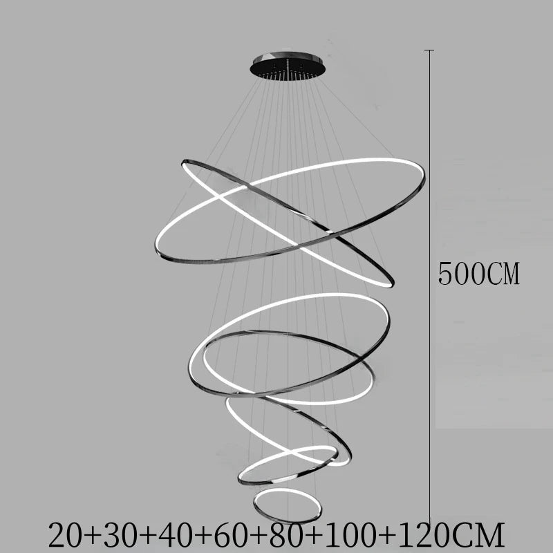 Nordic LED Pendant Lamp – Modern Chandelier Ceiling Light for Dining & Living Room Decor