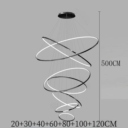 Nordic LED Pendant Lamp – Modern Chandelier Ceiling Light for Dining & Living Room Decor