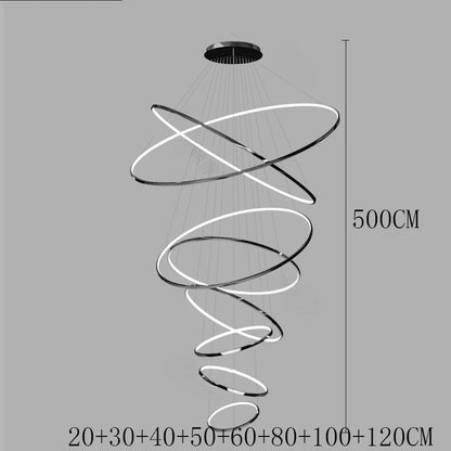Nordic LED Pendant Lamp – Modern Chandelier Ceiling Light for Dining & Living Room Decor