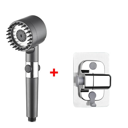 AquaFlow™ 4-Mode High-Pressure Shower – With Brush & Purifying Filters