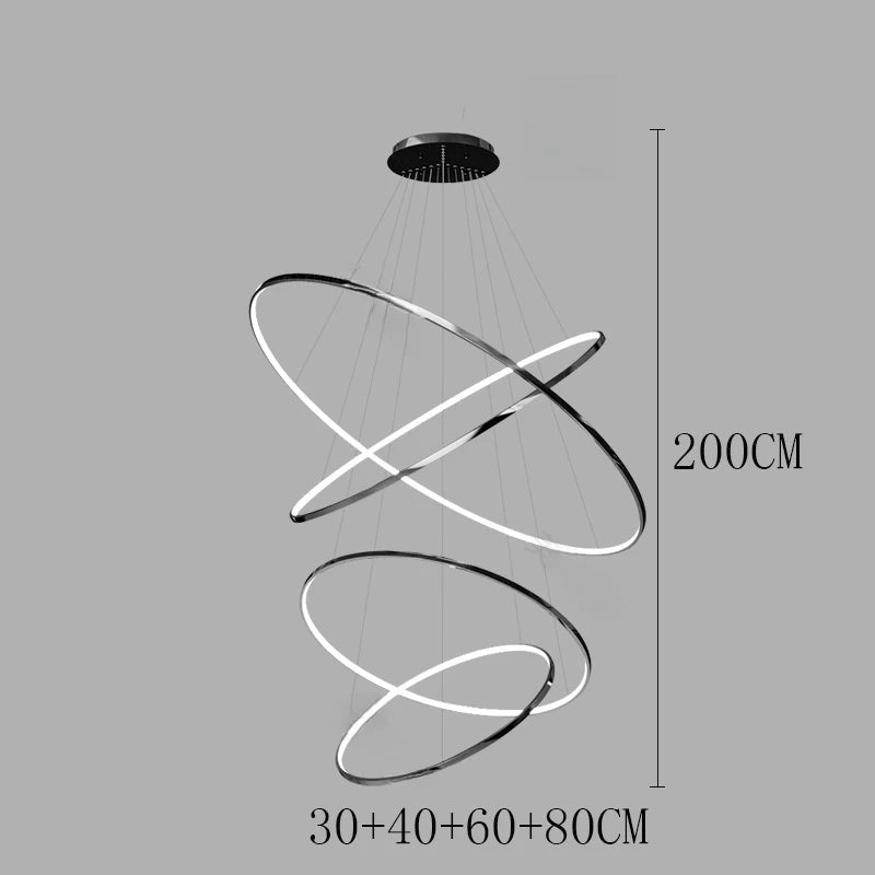 Nordic LED Pendant Lamp – Modern Chandelier Ceiling Light for Dining & Living Room Decor