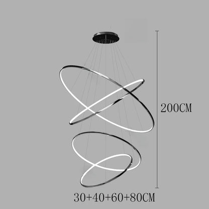 Nordic LED Pendant Lamp – Modern Chandelier Ceiling Light for Dining & Living Room Decor