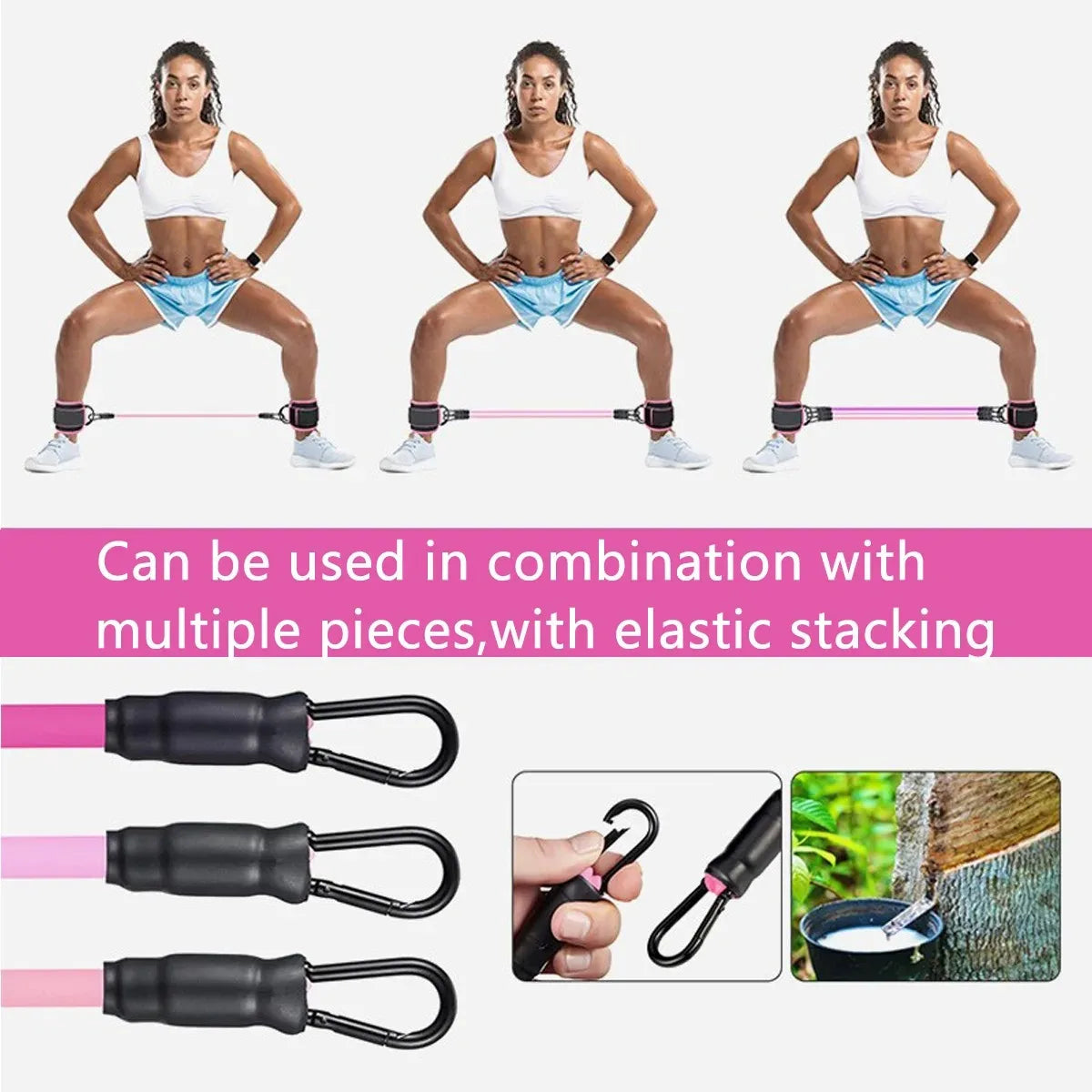 Set de resistencia para piernas FitGuard™: ¡Potencia, estabilidad y resultados para piernas, glúteos y core!