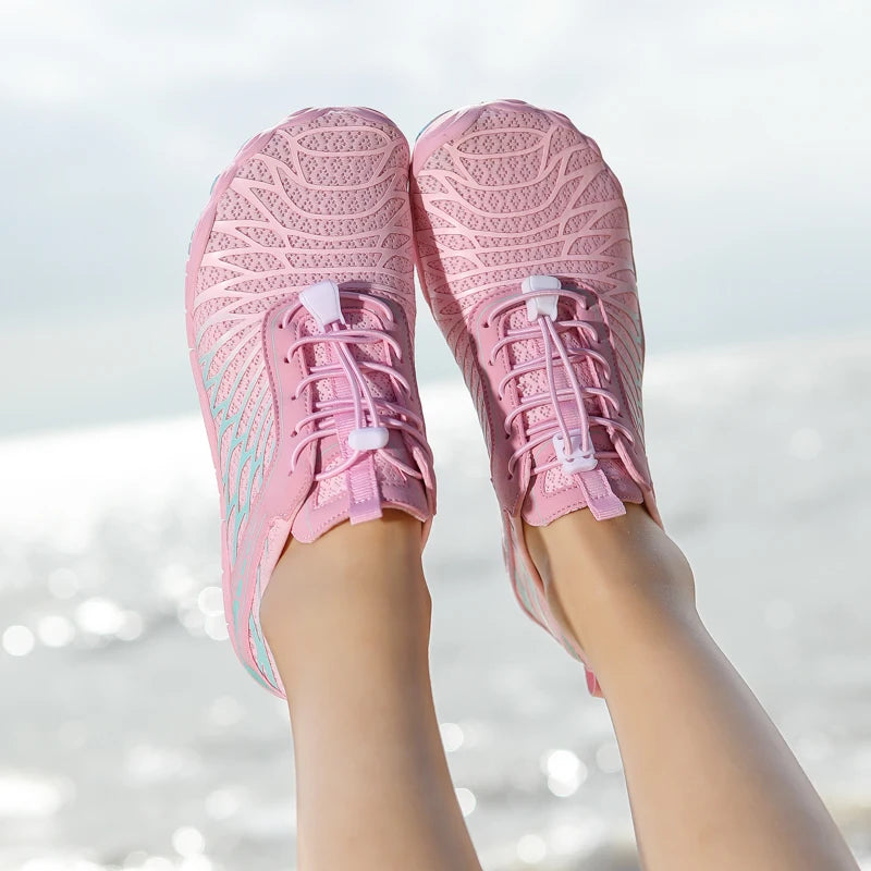 Baskets Aqua unisexes WaveFlex™ – Chaussures de plage pieds nus à séchage rapide 