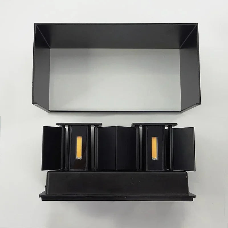 Nordic Modern LED Wall Light – 12W/24W IP65 Waterproof Indoor & Outdoor Sconce for Living Room, Porch & Bedroom