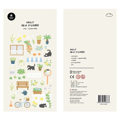Ensemble d'autocollants Suatelier™ Kawaii Days – Essentiels de la déco coréenne