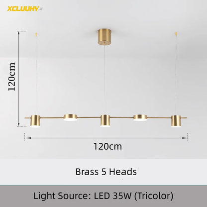 Modern LED Chandelier – Dimmable Ceiling Light for Living Room, Dining Table & Kitchen