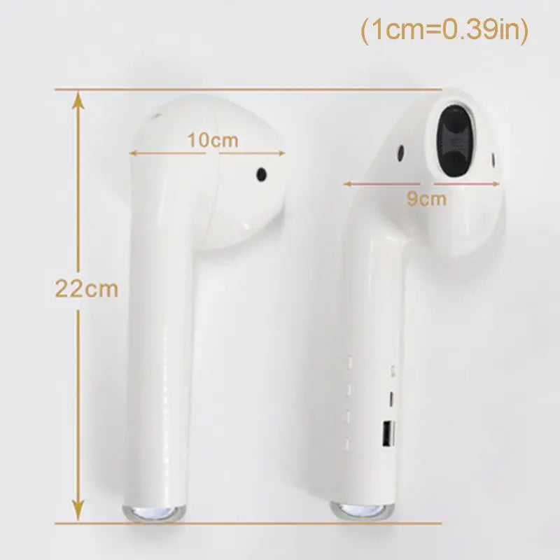 Auriculares gigantes con altavoz Bluetooth: música inalámbrica portátil y radio FM