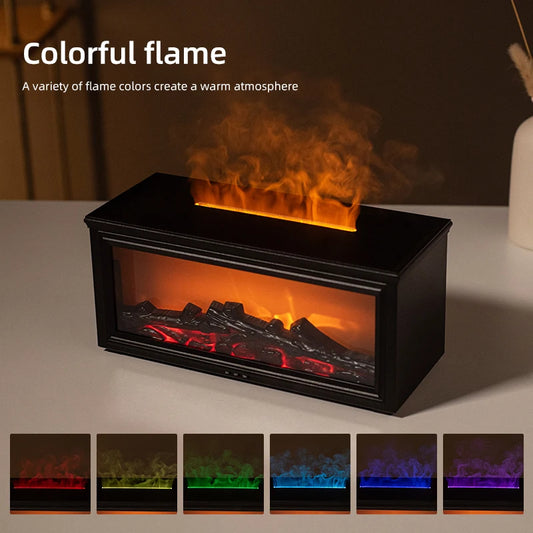 CozyFlame™ Aroma Humidifier — Relaxation & Freshness for Your Space!