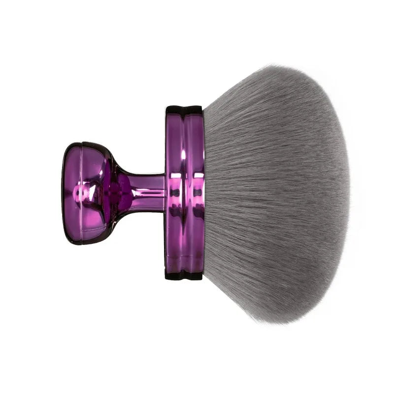 VelvaGlow™ – Brosse professionnelle pour le maquillage et le corps à tête champignon 