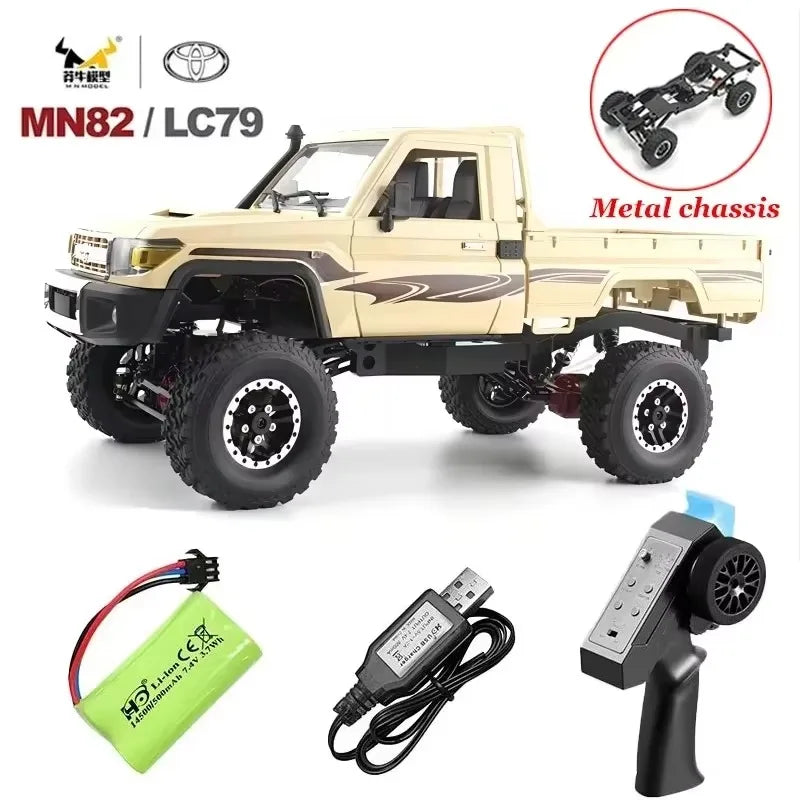 DesertStorm™ MN82 Toyota RC – Conquer Any Terrain with Style and Power!