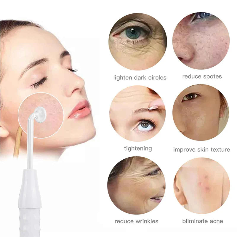 VioGlow™ – Baguette de thérapie cutanée haute fréquence 4 en 1 