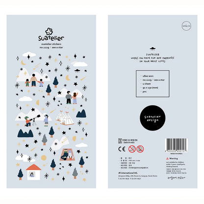 Ensemble d'autocollants Suatelier™ Kawaii Days – Essentiels de la déco coréenne