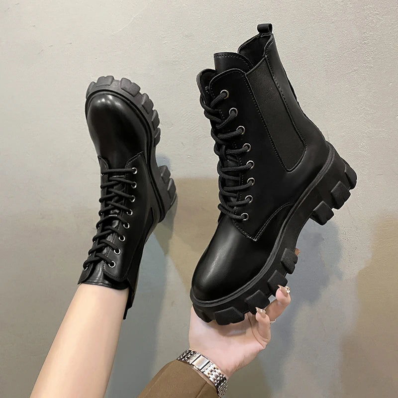 PowerStride™ – Bottes à plateforme et talon épais pour femmes 