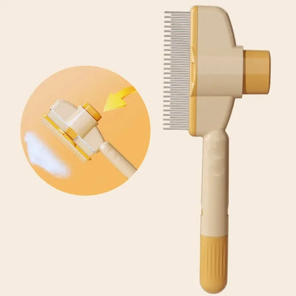 FurEase™ – Cepillo autolimpiable para el cuidado de mascotas y removedor de pelo 