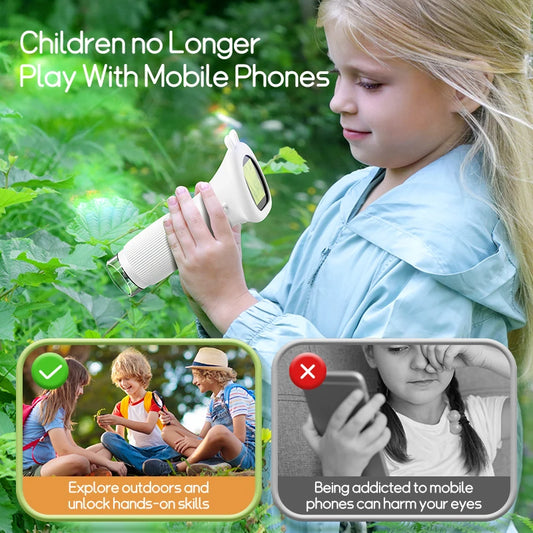 EduScope™ – Microscopio digital para niños de 1000 aumentos con LED y cámara 