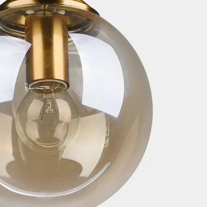 Italian Designer Glass Ball Led Pendant Lamp Kitchen Restaurant Island Living Room  Bedroom Chandelier Home Lighting Decoration