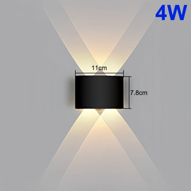 LED Waterproof Wall Light – IP65 Outdoor & Indoor Modern Lamp for Garden, Porch, Bathroom & Living Room
