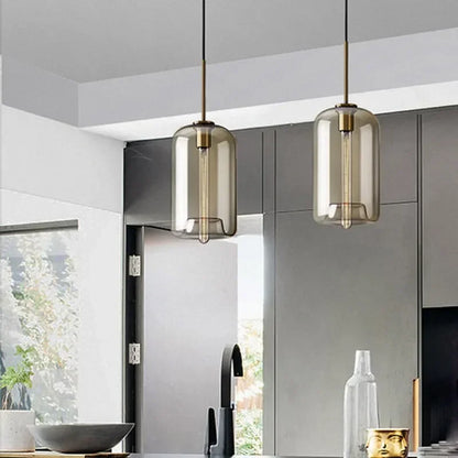Nordic Glass LED Chandelier – Single & Multi-Head Pendant Light for Dining, Living Room & Home Décor