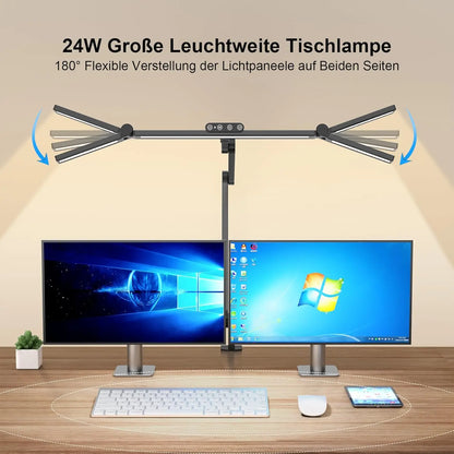 FocusBeam™ LED Table Lamp — Precision Lighting for Work, Study & Creativity!