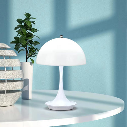 Portable LED Mushroom Lamp – USB Rechargeable Dimmable Bedside Light