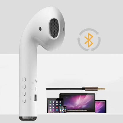 Auriculares gigantes con altavoz Bluetooth: música inalámbrica portátil y radio FM
