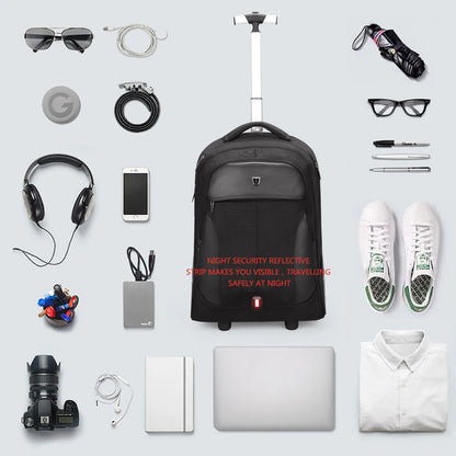 GlidePack™ 20" – Mochila de viaje con ruedas para portátil 