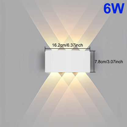 LED Waterproof Wall Light – IP65 Outdoor & Indoor Modern Lamp for Garden, Porch, Bathroom & Living Room