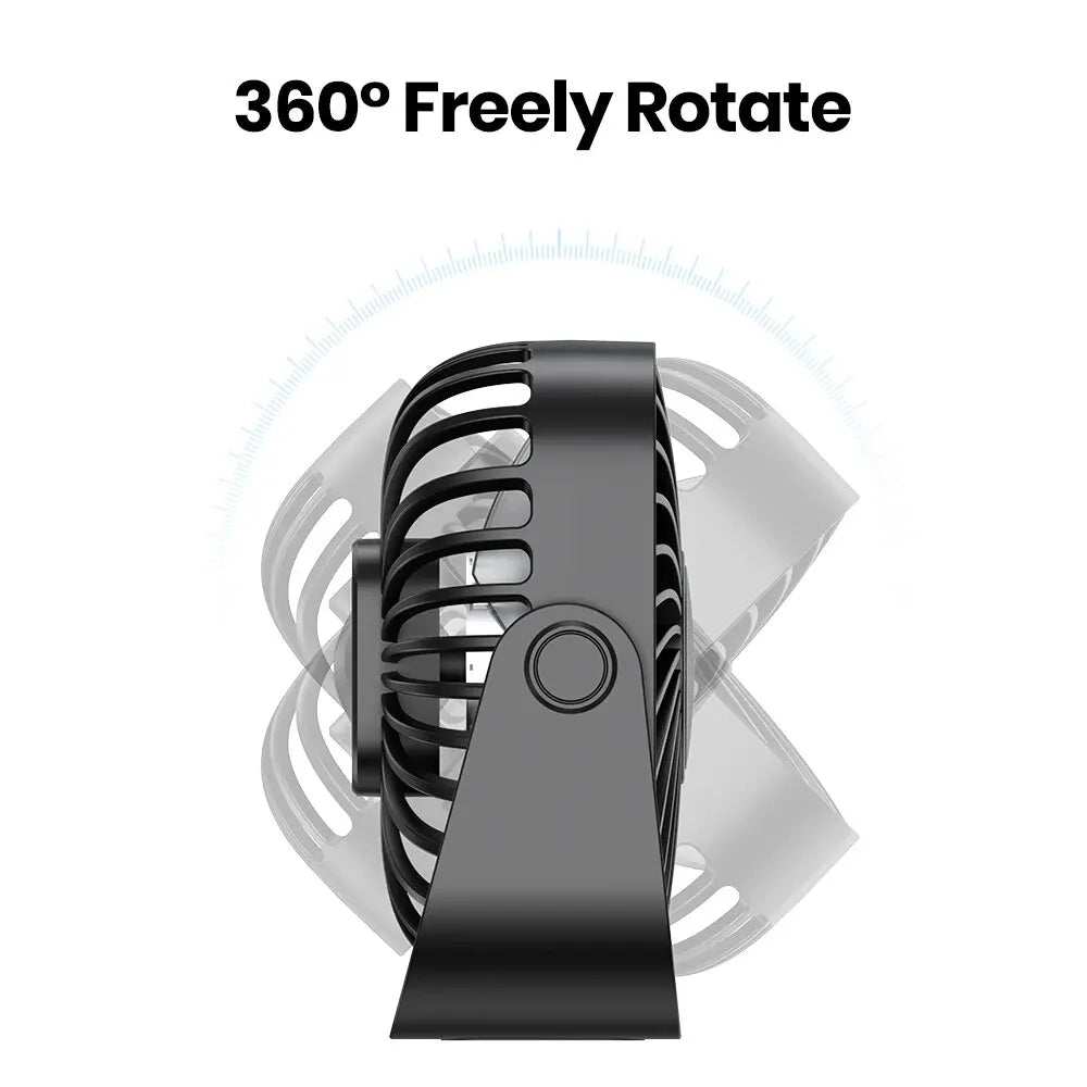 BreezeBuddy™ – Miniventilador USB de 4” 