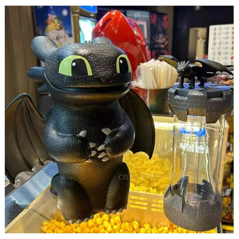 Cubo de películas Desdentado FlamePop™: ¡Diversión, fantasía y funcionalidad en uno!