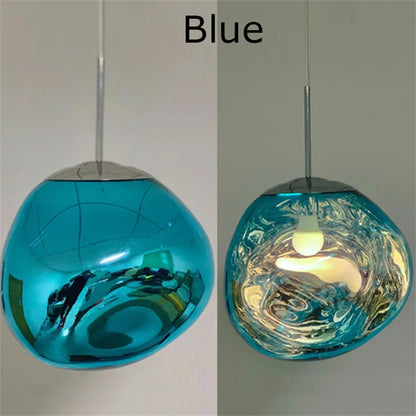 Italian Designer Glass Bubble Pendant Light – Modern Chandelier for Dining, Kitchen & Kids’ Room Decor