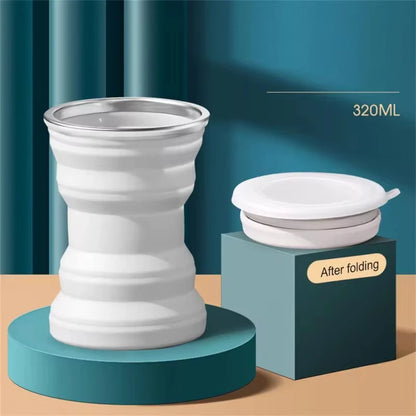 Sip Anywhere, Pack Everywhere – The Ultimate Space-Saving Travel Mug!